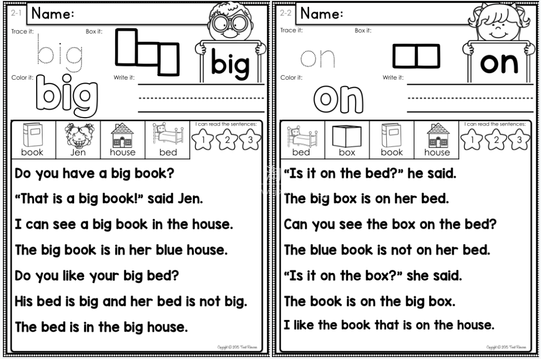 Sight Word Sight Word Fluency and Word Work 图片11