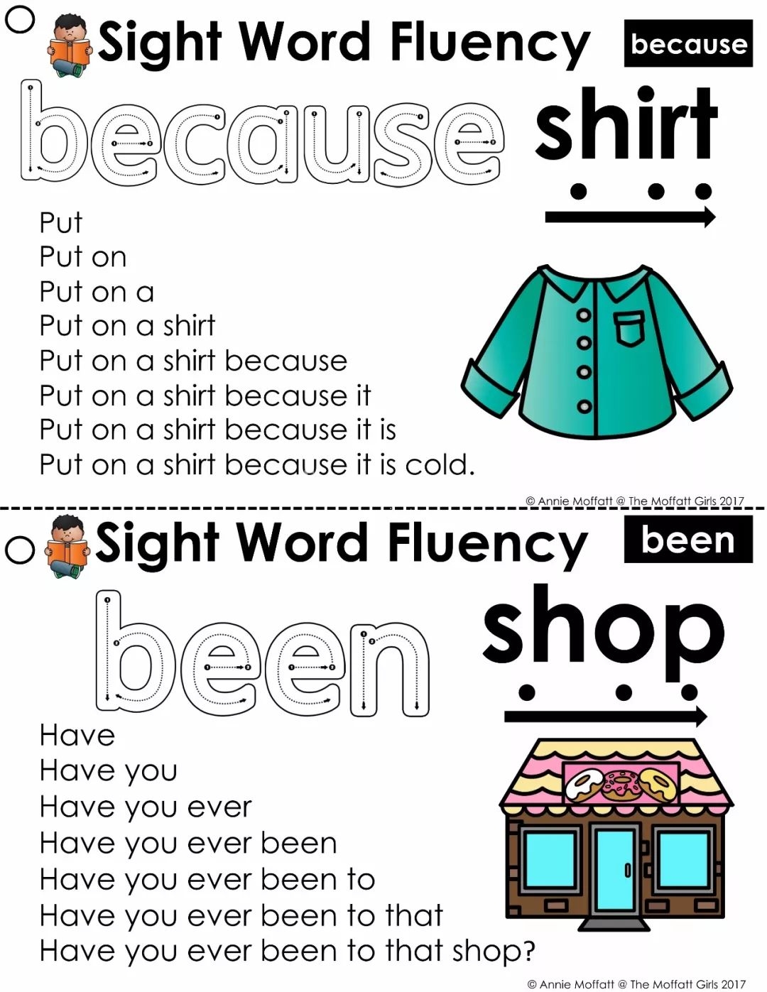 Sight word fluency pyramid sentences 图片15