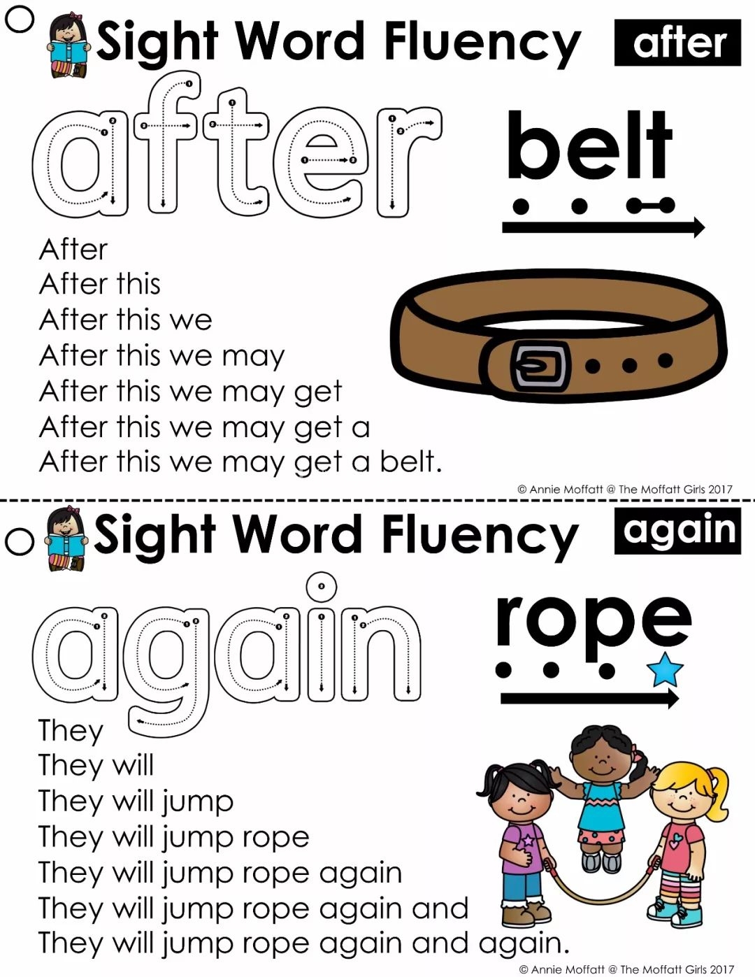 Sight word fluency pyramid sentences 图片11