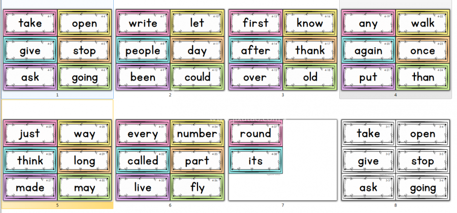 Sight Word Sight Word Fluency and Word Work 图片25