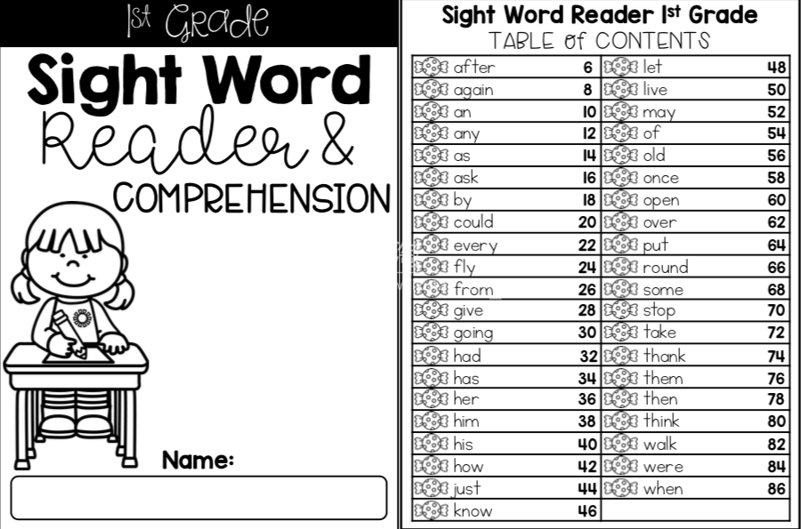 Sight Word Read Comprehension 图片17