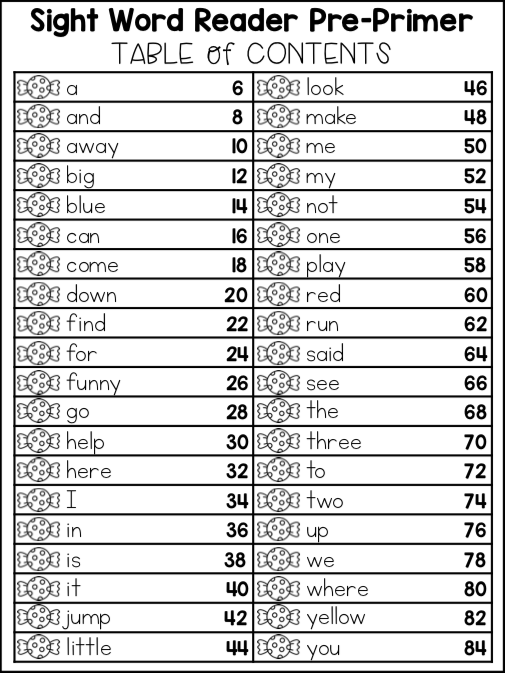 Sight Word Read Comprehension 图片7